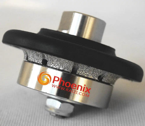 Three Sixteenth Inch Demi Bullnose Diamond Hand Profiler Router Bit For Granite Countertops With Five Eighth Inch Thread