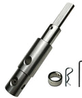 Two Stage Auger Drill Adapter For 1/2 Inch Hand Drills, Fits 3/4 And 7/8 Inch Inner Diameter Augers, stainless steel parts