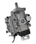 Heavy Duty Fuel Injection Pump For Big Rig Trucks Direct Swap Oil Flow System Replacement Part side view with fittings and connectors.