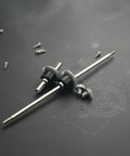 Front And Rear Differential Gear Set For RC Cars, Steel Gear Assembly With 12T Drive Gear, Upgrade Replacement Kit For Training, Tuning, And Stable, Balanced Motion, Easy Install. Steel RC differential gears with shafts and screws