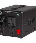 Heavy Duty Voltage Converter Transformer 110 120 To 220 240 Volts 3000W front view with multiple plug sockets and power switch.