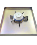 Top view of Magnetic Gluing Jig For Precise Glue Ups Ten And A Quarter Inch Square Black Woodworking Jig Pro Grade Magnetic Workholding Tool