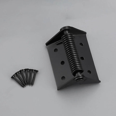 Spring Door Hinge Self Closing Heavy Duty Manganese Steel Door Closer with included screws for secure install