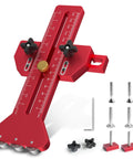 Aluminum Thin Rip Jig for Table Saw and Router, precision guide with screws. Fits 3/4 x 3/8 U-slot and 1/4 x 3/8 T-slot.