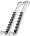 Heavy Duty 20 Inch 80Lb Gas Struts With Brackets 2 Pack for RV beds and truck lids shown from side angle