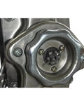 Close-up of the lever mechanism of the Rock Solid Manual Lever Chain Hoist Crafted From Stainless Steel 304.