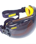 Concealer Safety Goggles Smoke Anti Fog Lens With Scratch Resistant Hard Coated Lens And Soft Dual Injected Rubber Seal For A Snug Comfortable All Day Wear 1 Pair One Size featuring smoke lens and black strap