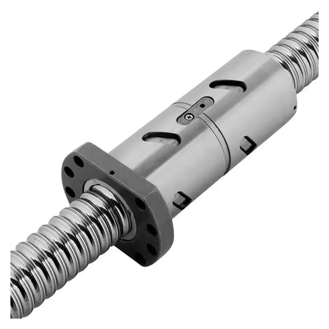 Run Slick 1605 C5 Ball Screw With Double Preloaded Nuts Killing All Slop For Tight Linear Control On Machine Tools And CNC Routers 900 Mm Long, Steel construction