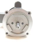 Front view of Single Unit General Purpose Single-Phase 1/3 HP AC Motor, 56C Frame TEFC Enclosure, showing keyed shaft.