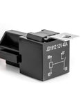 Close-up of 12V relay from Universal 12V Rock Lights Wiring Harness Kit With 16AWG Lead, Rocker Switch, Relay And Fuse For LED Light Bar