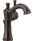Valdosta Venetian Bronze 1 Handle 4 Inch Centerset WaterSense Bathroom Faucet With High Arc Spout ADA Compliant