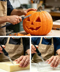 Afantti Electric Hot Knife Plastic Cutter Heated Foam Cutting Tool With Adjustable Temperature Range Up To 500C for carving pumpkin, cutting foam, and sealing ropes.