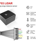 TF03-180 Industrial High Speed Lidar Sensor Outdoor IP67 100m Long Range Single Point Ranging Finder Module RS485 RS232