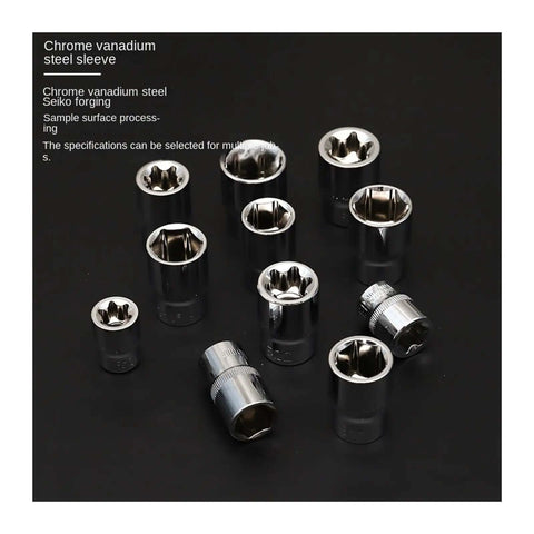 Top Shelf 172 Piece Ratchet Socket Set Chrome Vanadium Steel Mechanic Hand Tool Kit with chrome vanadium sockets for car and bicycle use.