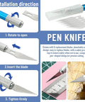 13 Piece Model Tools Kit For Hobbyists Beginner Friendly DIY Set For Cars Planes Buildings Robots And Gundam Plastic Models Repair And Fix Projects For Precision Detail Work With Pen Knife Instructions For Safe Blade Replacement