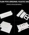 White PTFE Teflon Sheet 300 By 300 Mm Industrial Grade Engineering Plastic, 0.5 To 30 Mm Thick, Ultra Chemical Resistant Nonstick Plate