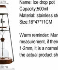 Skip The Coffee Shop Line With This Adjustable Cold Brew Drip Tower Featuring A Precision Flow Valve And Durable Heat Resistant Stainless Rack For Silky Homemade Sips.