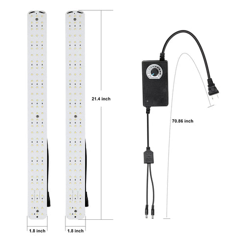 4 Piece LED Light Boards With 2 Dimmable Power Adapters For Product Photography Light Box 110V 220V 96 LEDs Per Board