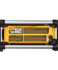 Bottom view of Heavy Duty Pressure Washer 2100 PSI At 1.2 GPM With Bright Yellow Body featuring startup guide details