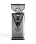 Professional Italian Crafted Stepless Micrometric Espresso And Coffee Grinder Featuring Brushed Steel Housing And Programmable Dosing for barista quality shots.