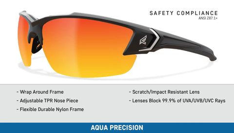 Khor G2 Polarized Wraparound Safety Glasses with Vapor Shield Go To Anti Fog Anti Scratch UV 400 Protection Black Frame