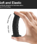 Non Slip Rubber Handlebar Grips For 19mm Round Bike Bars With 18mm Inner 19mm Outer Tube Compatibility Kid Friendly Comfort Grips For Scooters