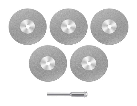 Professional Cutting Disc Set For Circular Saw Blades And Abrasive Grinding Wheels Plus Mandrel Power Tool Accessory Kit with 5 discs