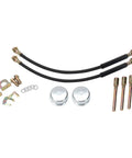 Components of 11 Inch Front Disc Brake Kit For 1947 1959 Chevy Half-Ton Pickup With Factory Spindles Fits 15 Inch Wheels Upgraded Stopping Power