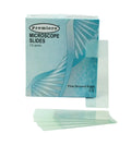 Ground Edge Microscope Slides With Frosted End Precleaned 25 By 75mm 1mm Thick Water White Glass Case Of 1440 Slides For Lab Prep And Microscopy Great For Histology Labs And Slide Preparations, box and slides