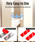 Image showing Eight Pack Ultra Thin Magnetic Cabinet Door Catches With Strong Hold, Adhesive Mount, Stainless Steel, easy install display.