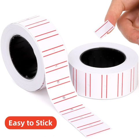 30000 White Price Gun Labels On 60 Rolls For Pricing Like A Boss Pricemarker Stickers Fit Most Price Tag Machines MX5500 M5500 HG979