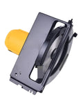 Knockout Performance Electric Circular Saw Two Piece Kit showing the motor and blade assembly designed for smooth cuts.