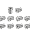 Heavy Duty 304 Stainless Steel Spring Plungers 10 Pack Ball Catch Latches for Furniture Drawers and Wardrobes
