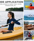 Four Pack 9.9 Inch Low Profile Kayak Gear Track Rails For Flat Surfaces, Create Track Style Mount Points For Rod Holders, Cup Holders, Paddle Clips, Camera Arms And Fish Finder Mounts For Your Kayak on kayak side