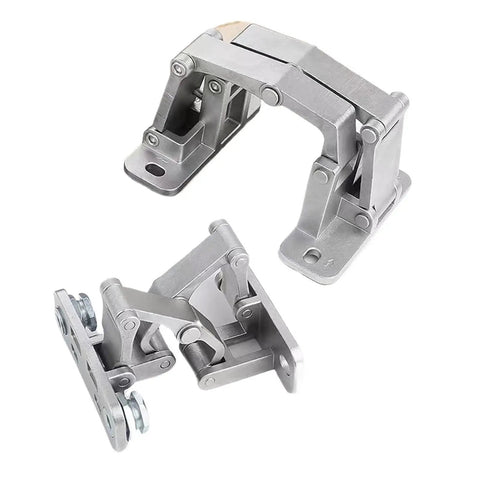 Heavy Duty Rugged Concealed Door Hinges For Stone And Marble Entries with robust stainless steel design and adjustable mount.