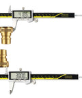 Digital Caliper Tool With Large LCD Screen IP54 Vernier Caliper 6 Inch 150mm Stainless Steel measuring brass fitting.