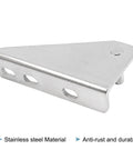 Stainless Steel Freezer Door Hinges Inner Column Left Shaft 0.28 Inch For Refrigerator Replacement With Screws Heavy Duty Kitchen Door Hardware