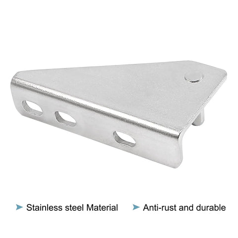 Stainless Steel Freezer Door Hinges Inner Column Left Shaft 0.28 Inch For Refrigerator Replacement With Screws Heavy Duty Kitchen Door Hardware