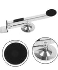 Multi Function Door Lifter Tool For Drywall Panels And Door Installation Help Heavy Duty Board Raiser with smooth base and grip handle.