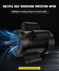Premium 5Hp Air Compressor Motor Built Like A Tank For Farm Duty Hustles Smooth 1750Rpm TEFC Enclosure showing cooling strips.