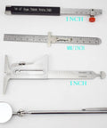 Pro Grade Welding Gauge Tool Kit 15 Piece Set For Precise Weld Inspections with rulers and tools on display
