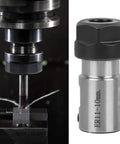 Pro Grade ER11 Collet Block With 10mm Axle Hole For Lathes And Milling Machines, Spiral Thread Quick Clamp in machine setup