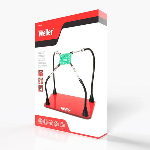 Product box of Helping Hands With Four Magnetic Gooseneck Arms, Adjustable And Flexible For Multi Configurations, Clamps Secure