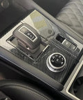 Center Console Frame Cover Gear Shift Panel Trim With Carbon Fiber Look For 2022 2023 2024 Mitsubishi Outlander Left Hand Drive