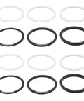 12 Piece 30Mm Bike Bottom Bracket Washer Set With Stainless Steel Shims And Aluminum Spacers For BB86 BB91 BB92 BB30 PF30 Road Cranksets