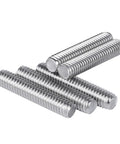 20 Pack M6 X 25mm Fully Threaded Stainless Steel Rods Studs 304 Grade Silver Tone for Fastening