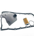 Nissan Transmission Filter Kit With Oil Pan Gasket And 21 Bolts For JF017E RE0F10D Transmissions, gasket and filter visible