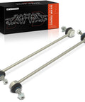 Two Front Sway Bar End Links Replacement Kit For Volvo S60 S80 V70 XC70 XC90 1999 To 2014 with box packaging and metal links