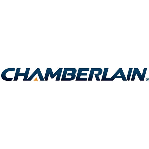 Chamberlain logo representing brand related to Travel Control Module For LiftMaster And Sears Garage Door Openers OEM Replacement Part In Black Easy Install.