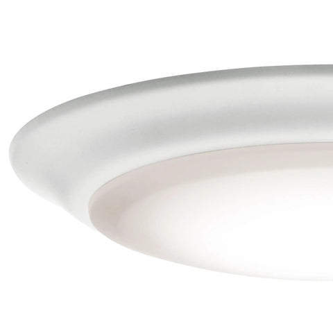 Straight Up Modern 7.5 Inch White LED Flush Mount Ceiling Light With Dimmable Brightness And Clean Lines Perfect For Daily Use And Hassle Free J Box Install For Your Home Refresh